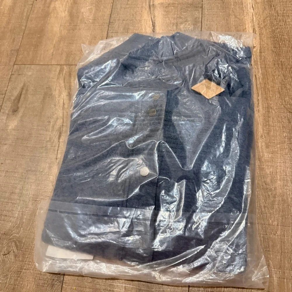NWT Bonobos Men Quilted Bomber Jacket Heather‎ Navy Academia Snap Front Preppy M